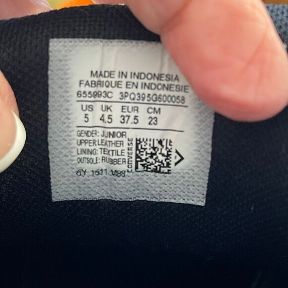 Chuck Taylor Converse All Star Leather Sneakers - Picture 10 of 12